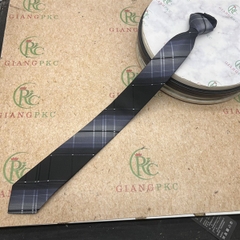 Cà vạt nam mẫu thắt sẵn dây kéo 6cm cao cấp màu đen xám mới nhất 2023 Giangpkc