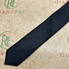 Cà vạt nam mẫu thắt sẵn dây kéo phi bóng 5cm màu đen 2023 Giangpkc - 48cm