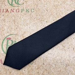 Cà vạt nam mẫu thắt sẵn dây kéo 6cm màu đen kẻ tăm mới nhất 2023 Giangpkc