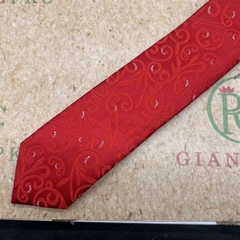 Cà vạt nam mẫu thắt sẵn dây kéo 6cm cao cấp màu đỏ hoa văn mới nhất 2023 Giangpkc