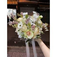 Hoa cầm tay cô dâu rẻ mà đẹp Giangpkc mới 122021