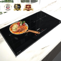 Bếp đôi điện từ Nagakawa UltraSlim NK2C29MB