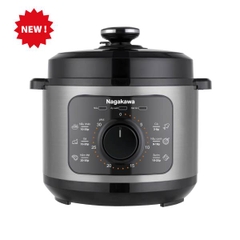 Nồi áp suất điện 5L inox 304 Nagakawa NEP5279