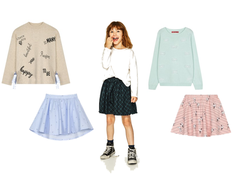 Cách phối chân váy bé gái: Muôn kiểu cho bé thêm xinh