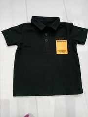 030 Áo thun cổ trụ nhí xanh + đen