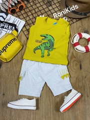 006 Bộ bé trai sát nách khủng long