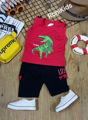 006 Bộ bé trai sát nách khủng long