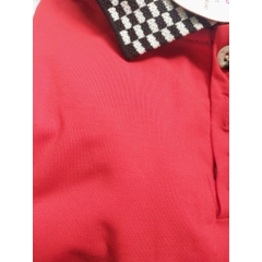 030 Áo thun phối cổ SMK nhí