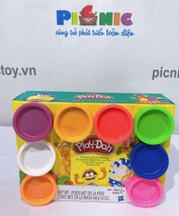Bột nặn 8 màu cầu vồng