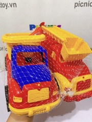 Bộ 2 xe tombul: xe ben và xe thang cứu hỏa