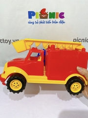 Bộ 2 xe tombul: xe thang và xe chở lính cứu hỏa