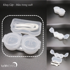 Khay Lens Nắp Gập Nhiều Màu Có Dụng Cụ Đeo