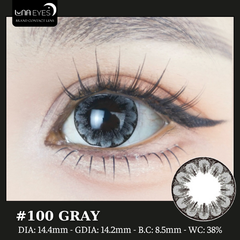(Luna Eyes) 100 Gray - Size to