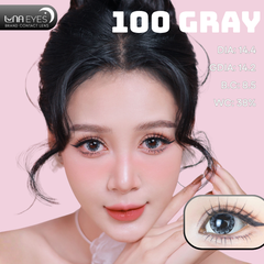 (Luna Eyes) 100 Gray - Size to