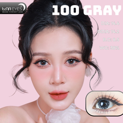 (Luna Eyes) 100 Gray - Size to