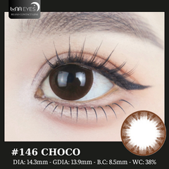 (Luna Eyes) 146 CHOCO - size vừa