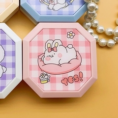 KHAY GƯƠNG CARO HỘP VUÔNG  + dụng cụ đeo lens