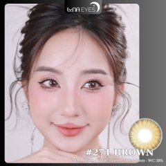 (Luna Eyes) 271 BROWN - size vừa