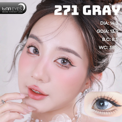 (Luna Eyes) 271 GRAY - size vừa