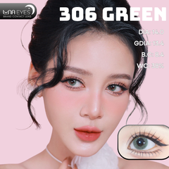 (Luna Eyes) 306 GREEN - size nhỏ