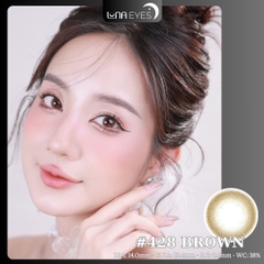 (Luna Eyes) 428 BROWN - size nhỏ