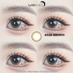 (Luna Eyes) 428 BROWN - size nhỏ