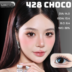 (Luna Eyes) 428 CHOCO - size nhỏ