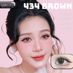 (quà tặng) 434 BROWN - size nhỏ