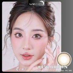 (Luna Eyes) 456 BROWN - size vừa