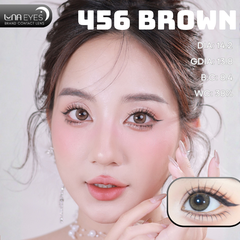 (Luna Eyes) 456 BROWN - size vừa
