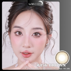 (Luna Eyes) 456 BROWN - size vừa