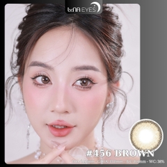 (Luna Eyes) 456 BROWN - size vừa