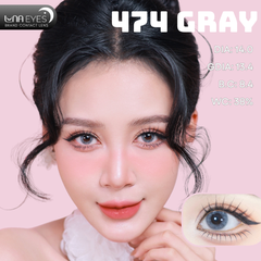 (Luna Eyes) 474 GRAY - size nhỏ