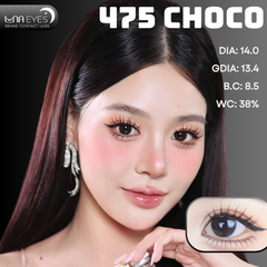 (Luna Eyes) 475 CHOCO - size nhỏ