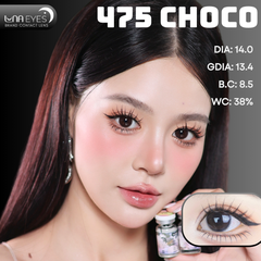 (Luna Eyes) 475 CHOCO - size nhỏ
