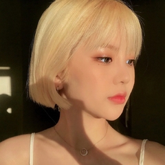 [WTHK55] Tóc Giả Vic Ngắn Màu Vàng Be