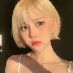 [WTHK55] Tóc Giả Vic Ngắn Màu Vàng Be