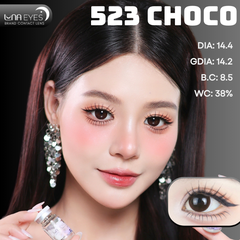 (Luna Eyes) 523 CHOCO - size to