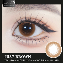 (quà tặng) 537 BROWN - size nhỏ