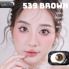 (quà tặng) 539 BROWN - size nhỏ