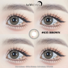 (quà tặng) 635 BROWN - size nhỏ