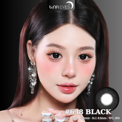 (Luna Eyes) 638 BLACK - size to