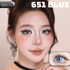 (Luna Eyes) 651 BLUE - size nhỏ