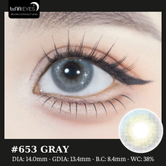 (quà tặng) 653 GRAY - size nhỏ