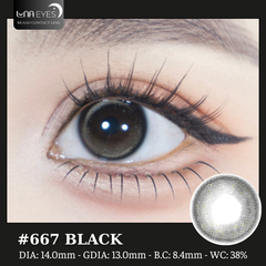 (quà tặng) 667 BLACK - size nhỏ