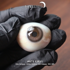 (Luna Eyes) 671 GRAY - size nhỏ