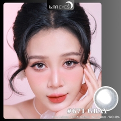 (Luna Eyes) 671 GRAY - size nhỏ