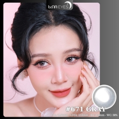 (Luna Eyes) 671 GRAY - size nhỏ