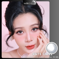 (Luna Eyes) 671 GRAY - size nhỏ