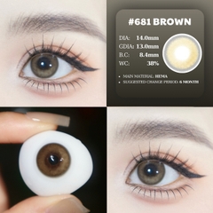 PP 681 BROWN - size nhỏ